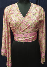 Bell Sleeve Floral Wrap Top