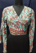 Bell Sleeve Floral Wrap Top