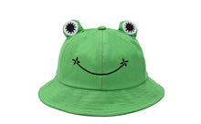 Cotton Frog Design Eyes Ear Bucket Hat - Festival Holiday Travel Fun Party Hats Christmas  Gifts