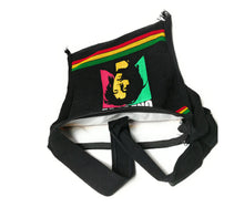 One love Bob Marley print shoulder bag