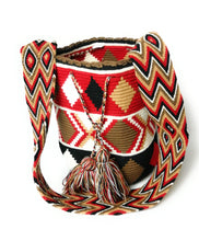 South American Design Wayuu Hand Weave Crochet Shoulder Bag Mochila