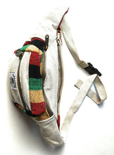 Hand made Hemp Rasta Stripe Bum Bag Fanny Pack Jamaica Reggae Music Bob Marley