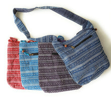 Hand made Woven cotton Hippy Boho cross body shoulder Bag