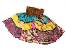 Ruffle patchwork skirt Multi