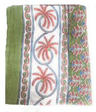 Large Indian super fine Organic hand crafted cotton Floral print Sarong Pareo wrap Beach Scarf Women's summer wear