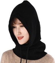 Balaclava Knitted hood Cashmere Blended Unisex New style knitted Hat neck warmer balaclava