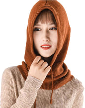 Balaclava Knitted hood Cashmere Blended Unisex New style knitted Hat neck warmer balaclava