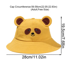 Panda Bear Animal Ear Design Bucket fisherman Hat - Funky Festival  Hats
