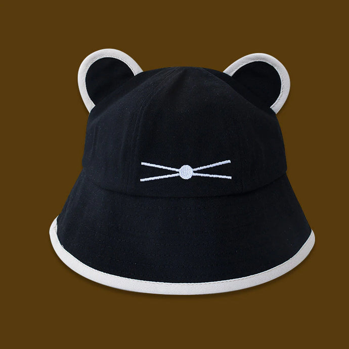 Cute Cat Kitty Animal Ear  Bucket  Hat - Festival Holiday Fun  BUY ONE GET ONE FREE