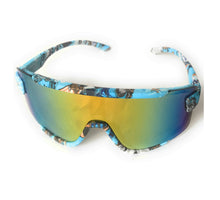 Printed frame Wrap Sport Ski Cycling fashion Large Full Visor Designer Sunglasses - Men`s Women`s Sunglasses