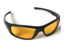 KGM Accessories Classic  wrap round Visor Sunglasses - Mens womens sport Punk Biker Sunglasses