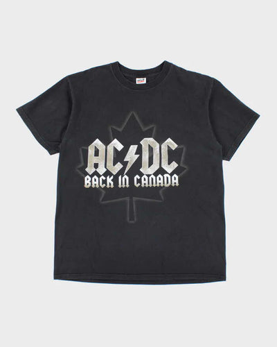 Vintage ACDC Back In Canada T-shirt - L