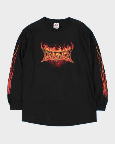 Vintage 2004 Godsmack US Faceless Tour Alstyle Long Sleeve Crewneck T-Shirt - L