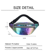 Holographic bum bag waist bag fanny pack - Festival Bum Bags waist Bag