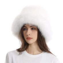 New Season Large Cossack Style Soft SUPER Fleecy Faux Fur Bucket hat - Women's Winter Hats