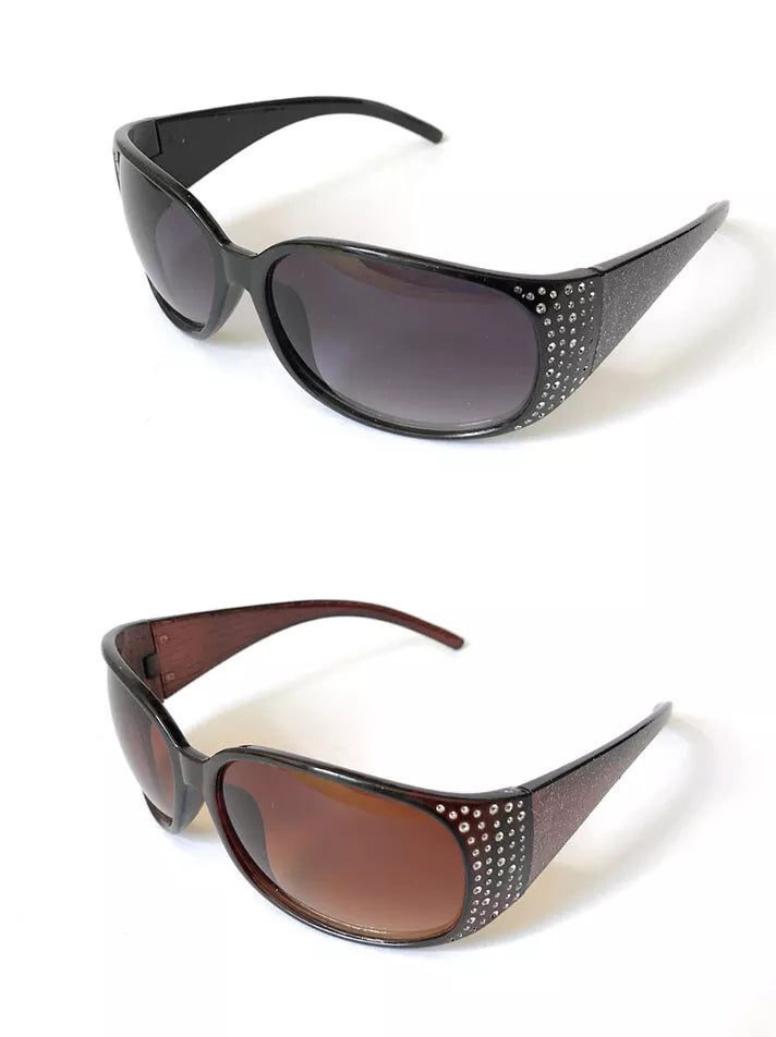 Diamante Frame Wrap Designer Sunglasses Women Men Unisex style