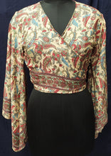 Bell Sleeve Floral Wrap Top