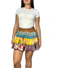 Ruffle patchwork skirt Multi