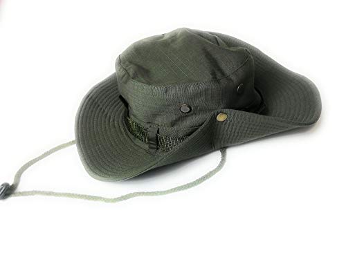 KGM Military style Boonie Bush Combat Brim Army Bucket Safari sun hat - Outdoor festival hats