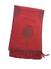 Luxurious super softer than Cashmere  reversible Mulberry Tree of life scarf shawl