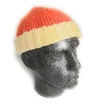 2 tone Knitted fisherman trawler Skully beanie Hat Vintage style winter mens womans Hipster beanie hat
