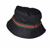 Wigwam Cool stripe Cotton Bucket hat - summer sun festival hats
