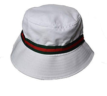 Wigwam Cool stripe Cotton Bucket hat - summer sun festival hats