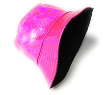 Cool New Holographic Reversible Bucket hat sun festival party hats