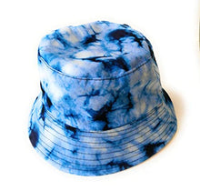 Wigwam Cool Reversible TIE DYE pattern Bucket hat - holiday festival sun hats