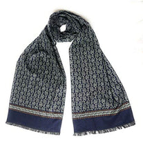 Mens Stylish Paisley Designer Super Soft Plaid Scarf - Designer Scarves for Men