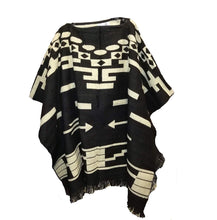 Clint Eastwood style Hand made Mexican Style Blanket poncho