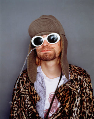 Cool Nirvana Kurt Cobain style clout sunglasses Goggles White
