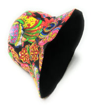 Cool colorful psychedelic paisley bucket hat